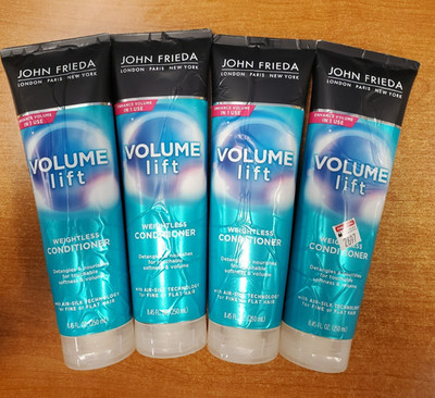 4 Bottles: John Frieda Volume Lift Weightless Conditioner 8.45 oz ea (1738) R6P6