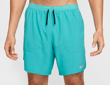 Nike Men's DRI-FIT Stride 7" SZ M 2-in-1 Running Shorts Dusty Cactus DM4759-345