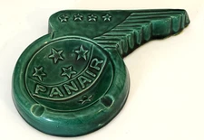 Vintage Panair do Brasil Green Ashtray (PAA Subsidiary)