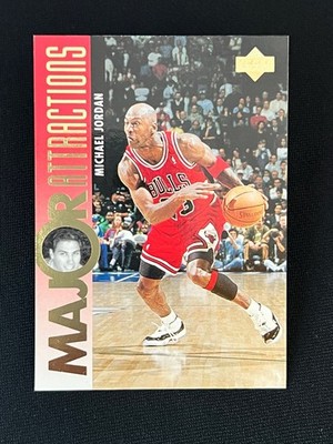 1995-96 Upper Deck Michael Jordan #337 Major Attractions David Hanson  Bulls NM 