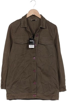Pull & Bear Jacke Damen Anorak Jacket Kurzmantel Gr. S Baumwolle Grün #d60d7mv