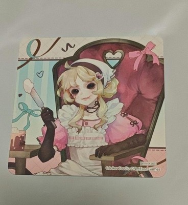 Identity V THE Characters Cafe Bonus Coaster Sculptor