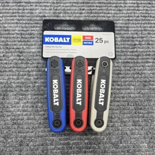KOBALT Tools 25-Piece SAE/Metric Folding Hex and Torx Key Set - 0498862