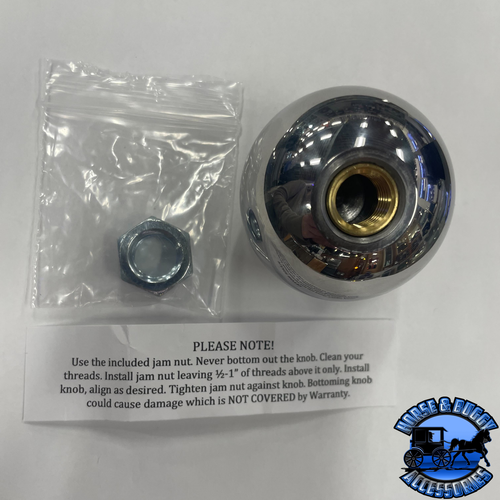 IH Emblem Shift Knobs (1/2"-13 female threads) Twisted Shifterz (Choose Color) - Picture 2 of 8