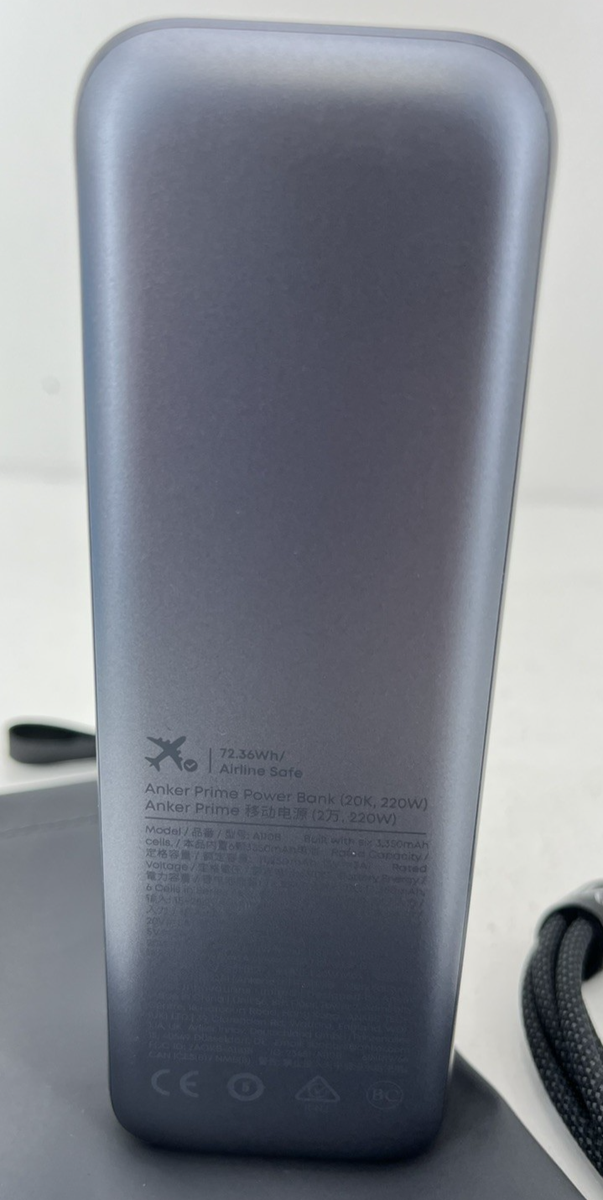 Anker - Prime Power Bank (20K, 220W) - Black | eBay