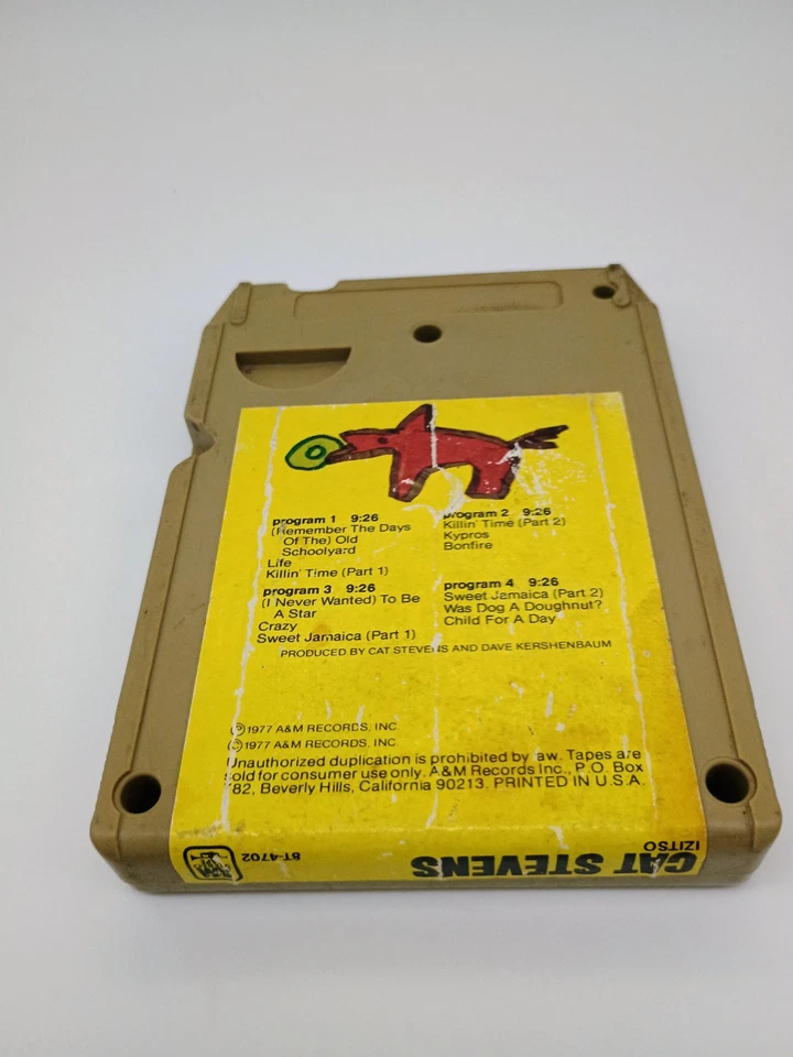 Cat Stevens Izitso 8 Track Tape A&M Records 1977 | Vintage 8-track | Ships Fast! - Image 3 of 4