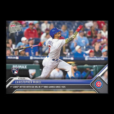 Christopher Morel - 2023 MLB Topps Now Card 319 - Print Run: 1221 Chicago Cubs