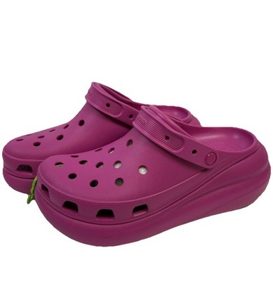 Crocs Classic Crush Clog Hot Pink Slipper Damen Gr. UK 10 NEU 
