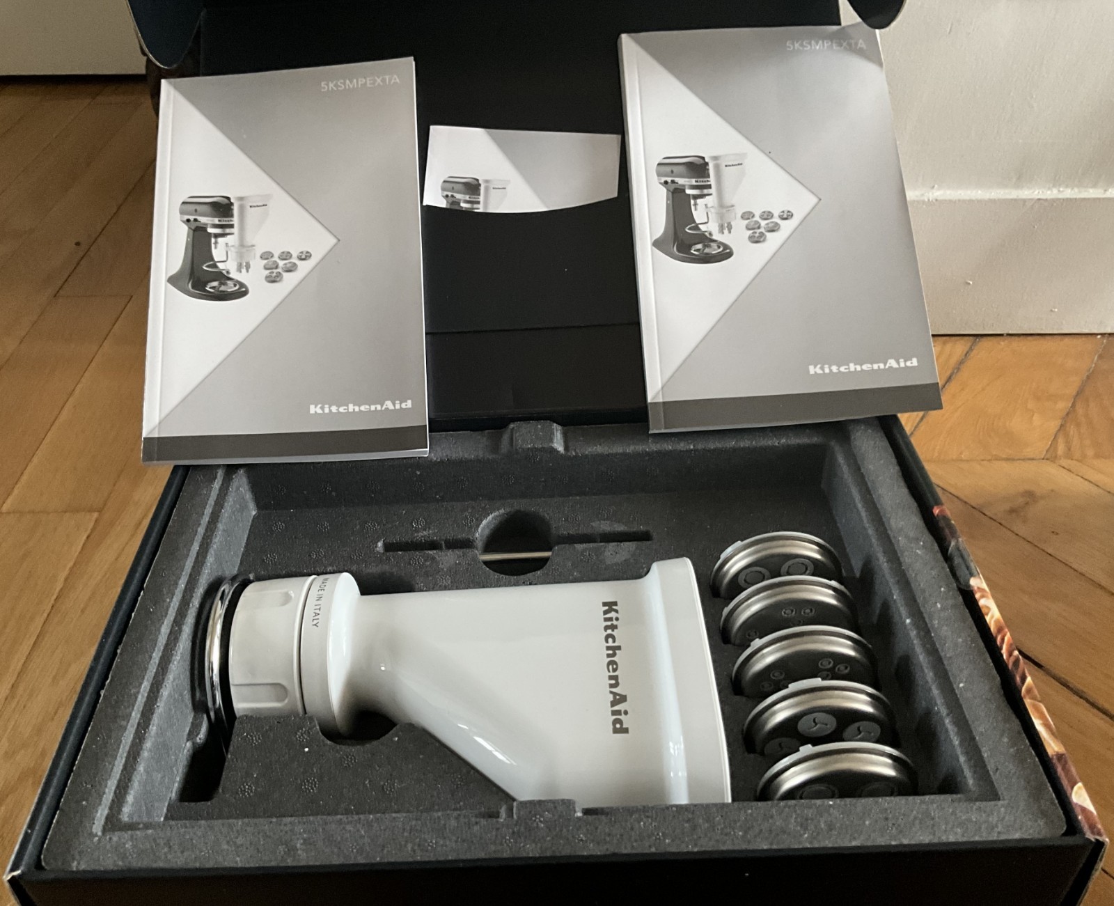 KitchenAid 5KSMPEXTA Kit Emporte-Pièces Pâtes Extrudeur Gourmet en Métal Injecté