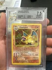 1999 Pokemon Base Set Unlimited Charizard Holo #4 BGS 7.5 Near Mint+ WOTC