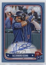 2024 Onyx Vintage Extended Blue Bordered 30/50 Alejandro Osuna #VAALOS Auto 0j81