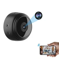 Mini WiFi HD 1080P Wireless Video Small Nanny Cam with Night Vision and Motio...