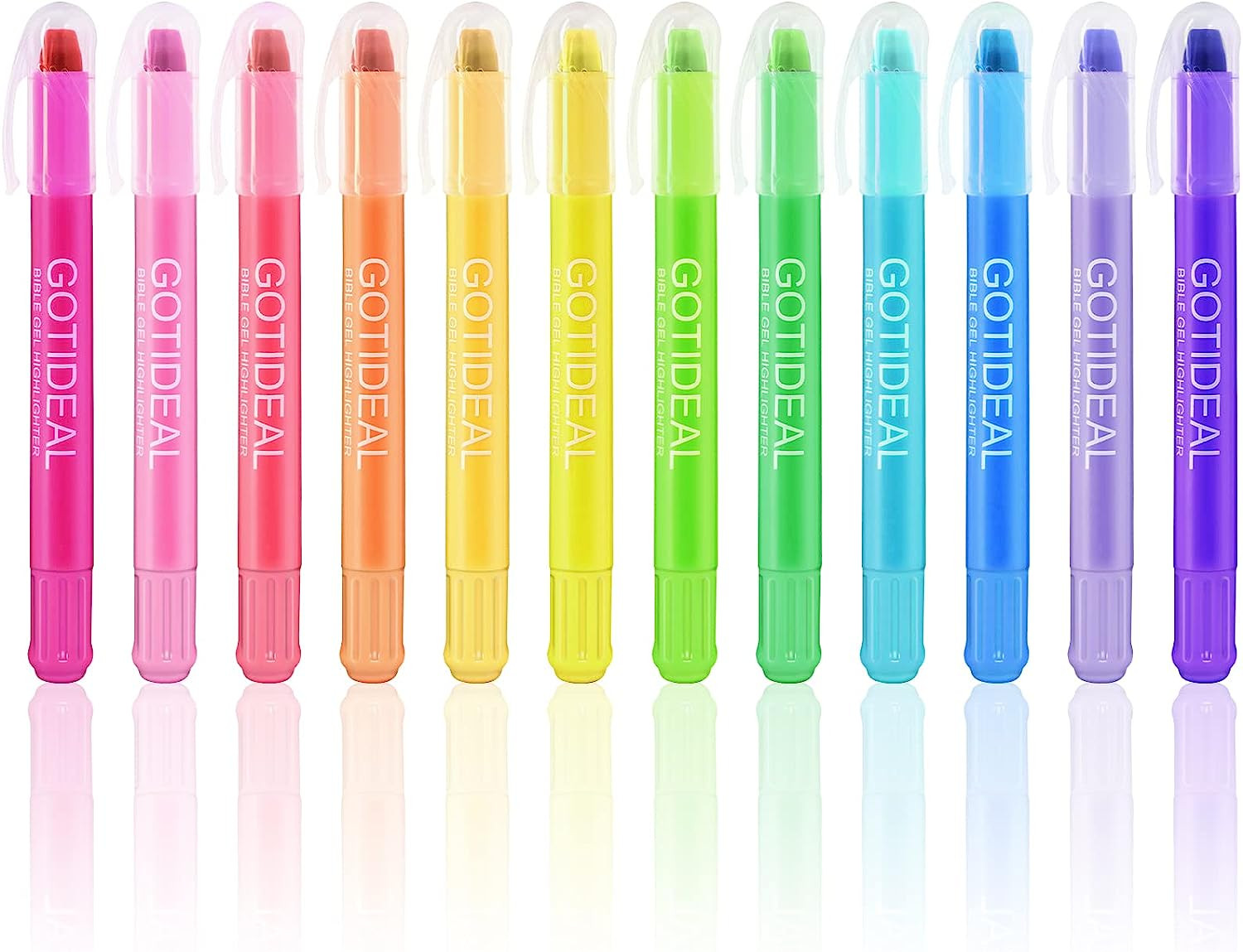 S 12 Pack Assorted Colors Gel Markers For Study Journaling