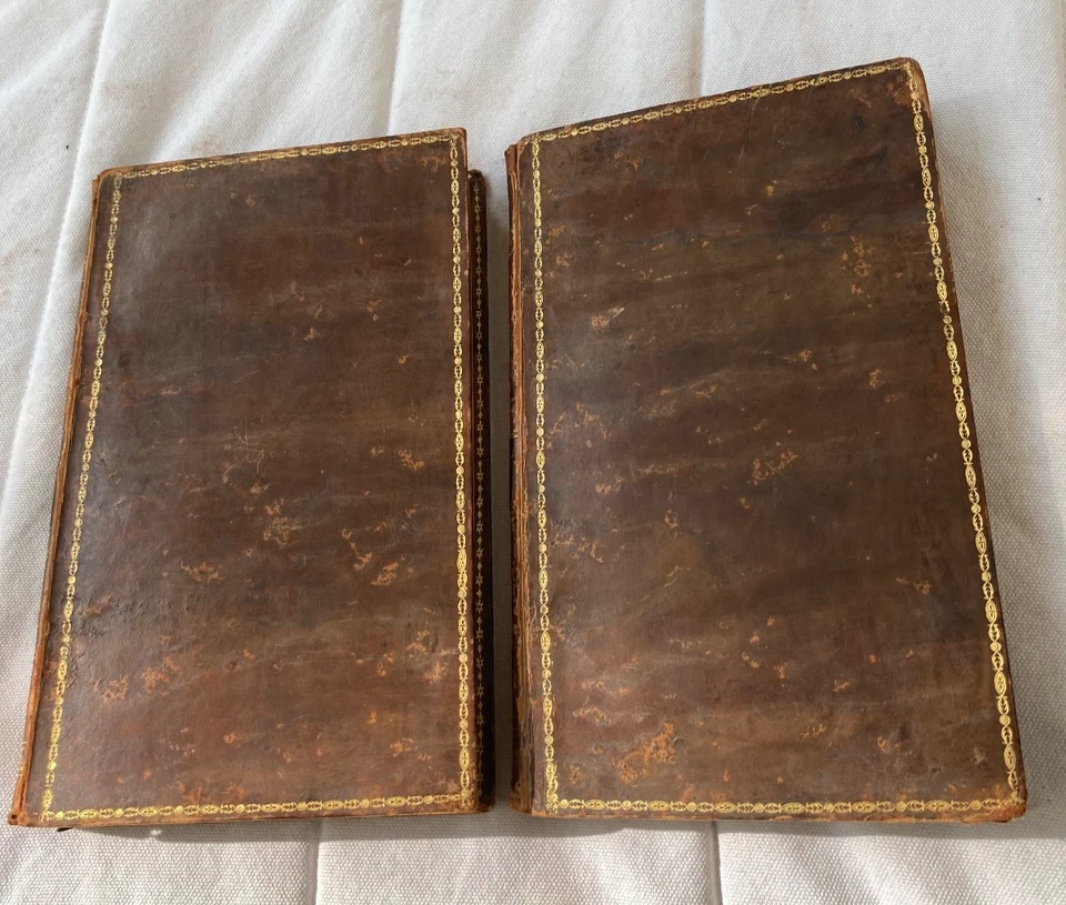 Isaac Newton's Principia 1803 Edition William Davis Revision 2 Volumes - Image 2 of 4