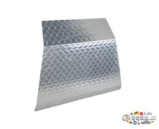 Front Bumper Shock Cover Aluminum Diamond Plate Fit EZGO TXT/PDS Golf Cart 94 up