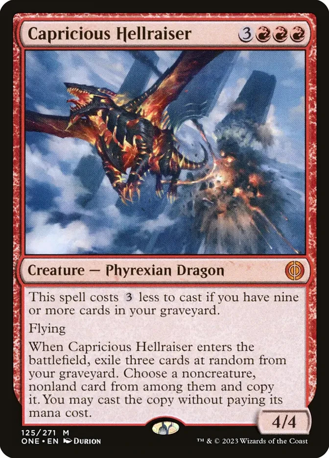 Capricious Hellraiser Phyrexia: All Will Be One Regular