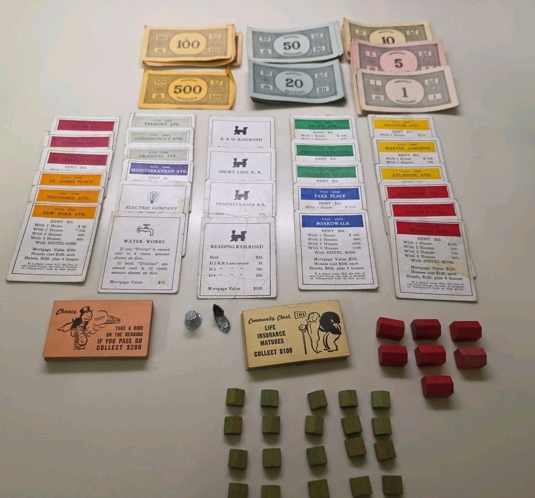 1935 Monopoly Board & Traditional Games for sale - eBay