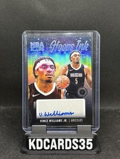 2023-24 NBA Hoops Premium Vince Williams Jr. Hoops Ink Auto Memphis Grizzlies