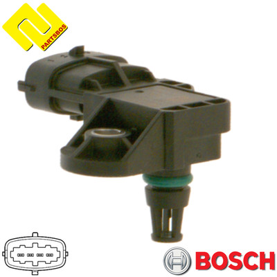 BOSCH 0281006330 Intake Manifold Pressure Sensor MAP K68211211AA ,68211211AA ,4