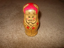 VTG Russian Matryoshka Wooden Nesting Dolls ~ Hand Painted Set of 4 ~USSR Label
