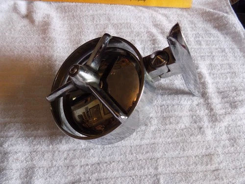 Vintage 1960's Yankee Metal Products 40100 Tri Bar Side View Mirror NICE rat rod