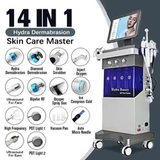 14in1 Hydra Spa Facial Beauty Machine Hydro Dermabrasion Skin Cleaning Face LiU7