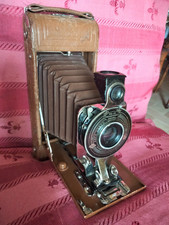 Macchina fotografica  Agfa Ansco Corp.NO.1A  USA ricoperta in pelle con custodia