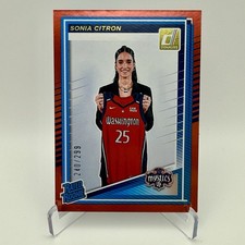 2025 Panini Donruss WNBA Sonia Citron Red Holo #87 Rookie /299