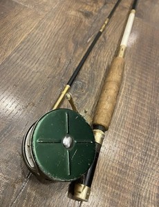Vintage 9ft Fly Rod Unknown Brand St. Croix And Auto Reel