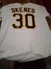 Paul Skenes autograph nike white jersey Pittsburgh pirates mlb coa