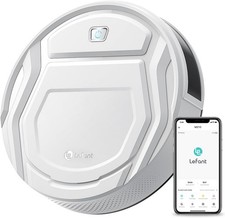 Lefant Robot Vacuum Cleaner, Strong Suction, 120 Mins Runtime, Slim, Low Noise,