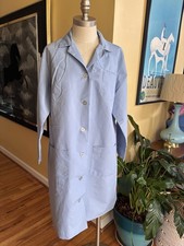 vintage blue lab coat