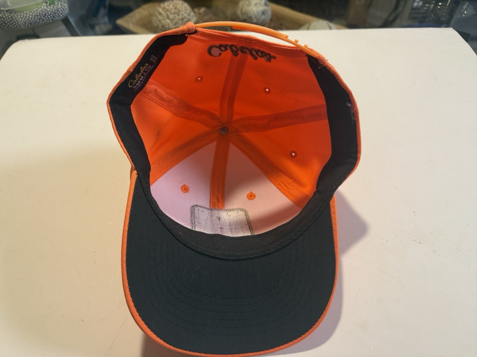 Cabela’s Hunter Orange Buck Patch SnapBack Adjust… - image 3