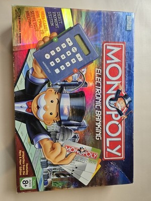 MONOPOLY Electronic Banking Edition Parker Brothers Complete But No Instructions