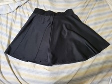 Pleated Black Women's Skirt