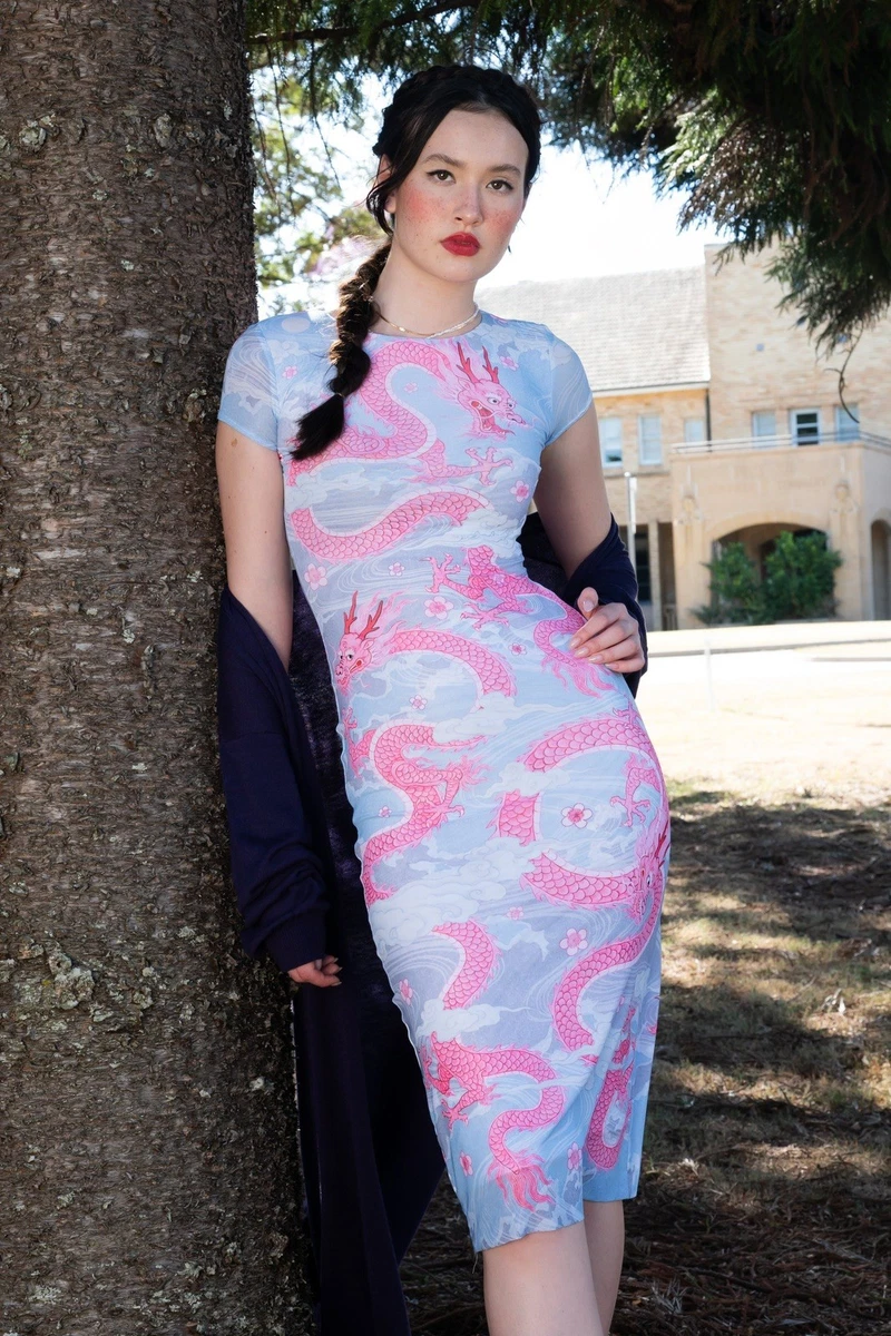 princess polly baby blue dress Happy Wednesday! Have a wonderful day!, (I'm in Australia, we are in the  future ;) ), Dresses from Black Milk Clothing | Nichameleon main image 0