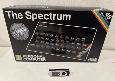 The Spectrum Retro Konsole + 5000 Spiele USB & Crash Magazine - NEU OVP