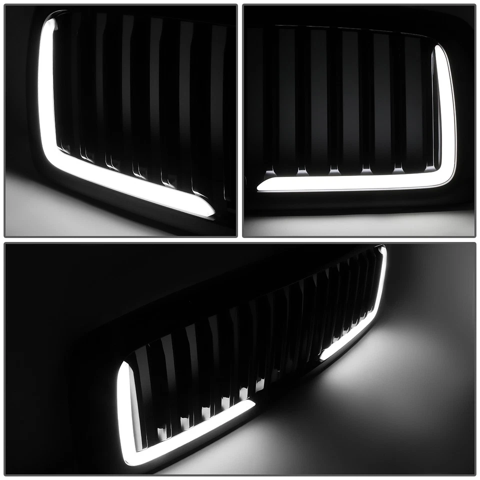 [LED DRL]PARA 02-05 RAM 1500 2500 3500 ESTILO VERTICAL PARACHOQUES DELANTERO PARRILLA Foto 4 de 4