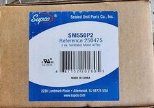 Supco SM550P2 Ventilator Motors with Fans - 2 each