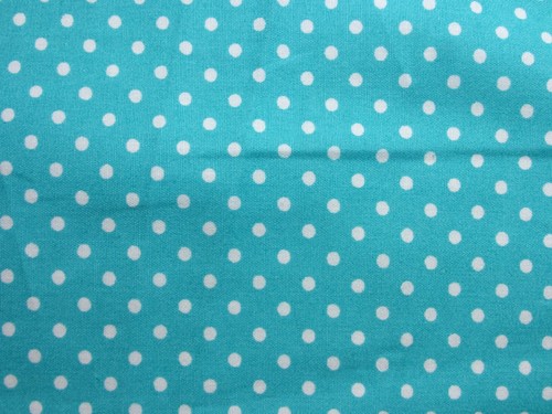 metre cotton poplin with 3mm white spots on a range of pastel colours - Picture 7 of 9