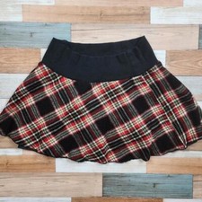 Divided Y2k Style Plaid School Girl Style Mini Skirt Inside layer Size 6