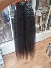 12A PERUVIAN VIRGIN HUMAN HAIR 22 22INCH KINKY STRAIGHT 200g 2BUNDLE FAST SHIP