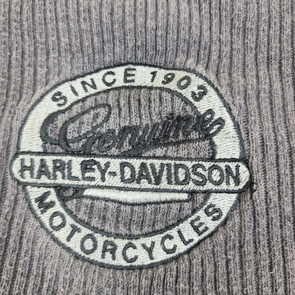 HarleyDavidson Women Sweater Cotton Long Sleeves Gray Size Medium eBay