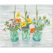 "Flowering Herbs" Counter Saver, 12 x 15 Inches