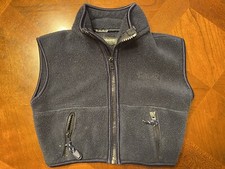 Timberland Performance Full Zip Sleeveless Vest Toddler Youth Size 9M Navy Blue
