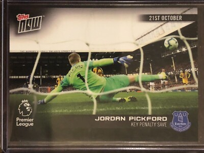 2018 Topps Now PL Premier League #28 Jordan Pickford Everton