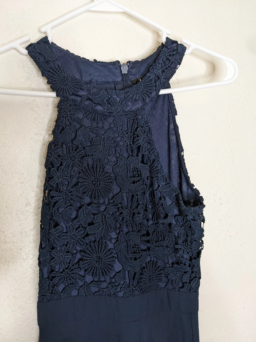 Lulus love poem clearance lace halter gown
