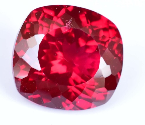 Natural Blood Red Ruby 15.95 Ct Cushion Certified Flawless Rare Loose Gemstone - Picture 4 of 7