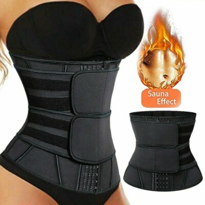 Unisex Women Men's Waist Trainer Shaper Adjustable Support Girdle Belt