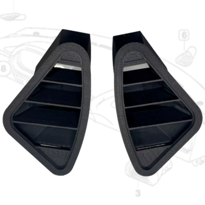 BMW Z3 Windshield Defroster Vent | Left & Right Set | Side Dash